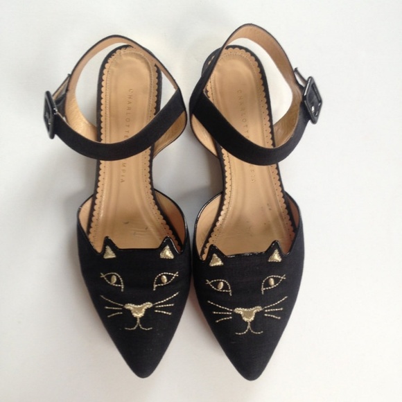 Charlotte Olympia Kitty D'Orsay cat flats - Picture 2 of 8